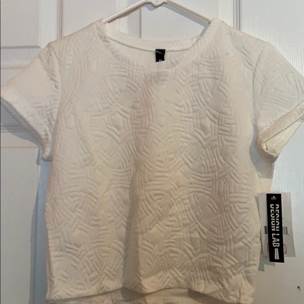 White Design Lab shirt! Never worn with tag